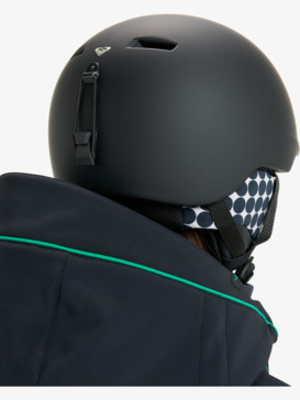 roxy, Angie - Snow Ski Helmet for Women, TRUE BLACK BIG DOTS (kvj4) Angie - Snow Ski Helmet for Women  ERJTL03083
