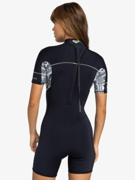 2mm Swell Series - Short Sleeve Back Zip Springsuit for Women  ERJW503027