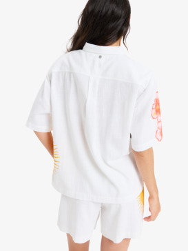 roxy, Atlas Another Sun - Short Sleeves Shirt for Women, BRIGHT WHITE (wbb0) Atlas Another Sun - Short Sleeves Shirt for Women  ERJWT03681