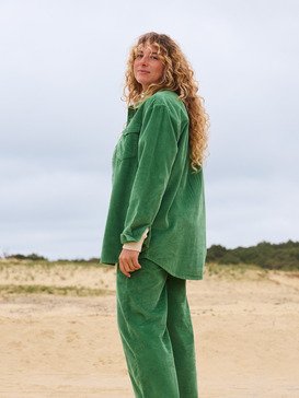 Let It Go Cord - Long Sleeve Corduroy Shirt for Women  ERJWT03722