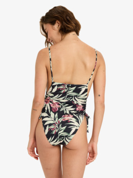 roxy, Pt Beach Classics Fashion Op - Maillot de bain une pièce pour Femme, ANTHRACITE WIND SWEPT FLORAL (kvj9) Pt Beach Classics Fashion Op - One-Piece Swimsuit for Women  ERJX103755