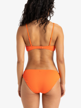 roxy, Rib Roxy Love The Comber - Bas de bikini pour Femme, ORANGE TIGER (nlm0) Rib Roxy Love The Comber - Bikini Bottoms for Women  ERJX404414