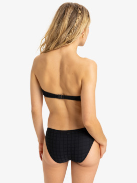 roxy, Camilo - Mittleren Po-Abdeckung Bikinihosen für Damen, ANTHRACITE (kvj0) Camilo - Medium Coverage Bikini Bottoms for Women  ERJX405031