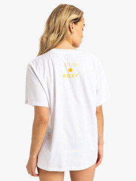 roxy, Atlas - Short Sleeves T-Shirt for Women, BRIGHT WHITE BIARRITZ (wbb1) Atlas - Short Sleeves T-Shirt for Women  ERJZT05899