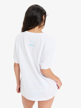 roxy, Atlas - Short Sleeves T-Shirt for Women, BRIGHT WHITE FIJI (wbb2) Atlas - Short Sleeves T-Shirt for Women  ERJZT05899