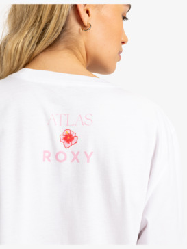 roxy, Atlas - T-Shirt für Frauen, BRIGHT WHITE HAWAII (wbb5) Atlas - Short Sleeves T-Shirt for Women  ERJZT05899
