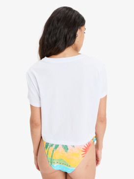 roxy, Atlas - T-Shirt für Frauen, BRIGHT WHITE BYRON BAY (wbb3) Atlas - Short Sleeves T-Shirt for Women  ERJZT05921