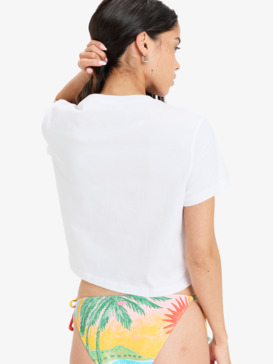 roxy, Atlas - Short Sleeves T-Shirt for Women, BRIGHT WHITE RIO (wbb4) Atlas - Short Sleeves T-Shirt for Women  ERJZT05921