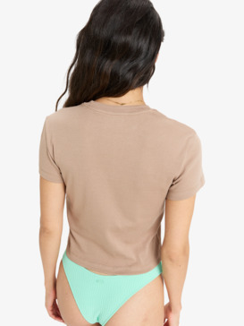 Beach Love - Crop Short Sleeve T-Shirt for Women  ERJZT05968