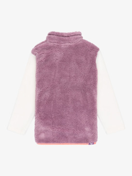 roxy, Mini Wenty - Camada média técnica para raparigas 2-7, DISCREET MAUVE (mgq0) Mini Wenty - Technical Mid Layer for Girls 2-7  ERLFT03210