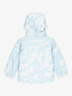 roxy, Snowy Tale - Technical Snow Jacket for Girls 2-7, ICE BLUE BIG FLOWER (bzm2) Snowy Tale - Technical Snow Jacket for Girls 2-7  ERLTJ03026