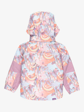 roxy, Snowy Tale - Technical Snow Jacket for Girls 2-7, CORAL CHIC PAPERCUT (nkn2) Snowy Tale - Technical Snow Jacket for Girls 2-7  ERLTJ03026