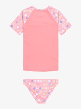 Roxy Dot - Short Sleeves Two-Piece Rashguard Set for Girls 2 - 7  ERLWR03328