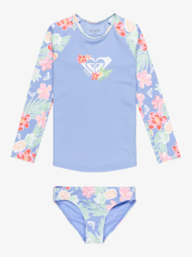 Tropical Story - Long Sleeves Two-Piece Rashguard Set for Girls 2 - 7  ERLWR03330