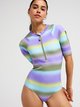 CERULEAN FUZZY STRIPE S (bfn1)