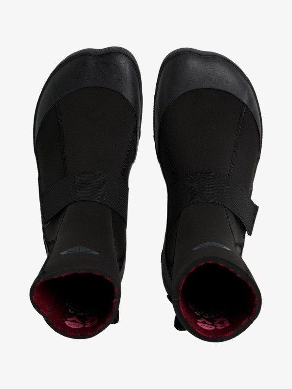 4 3mm Prologue+ - Round Toe Surf Booties for Women Black 26BW193508 Roxy