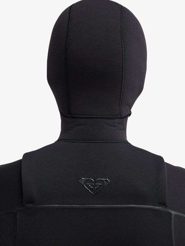 18 5/4 Elite Xtra Warm - Traje de surf con cremallera en el pecho y capucha para mujer Negro 26BW203501 Roxy