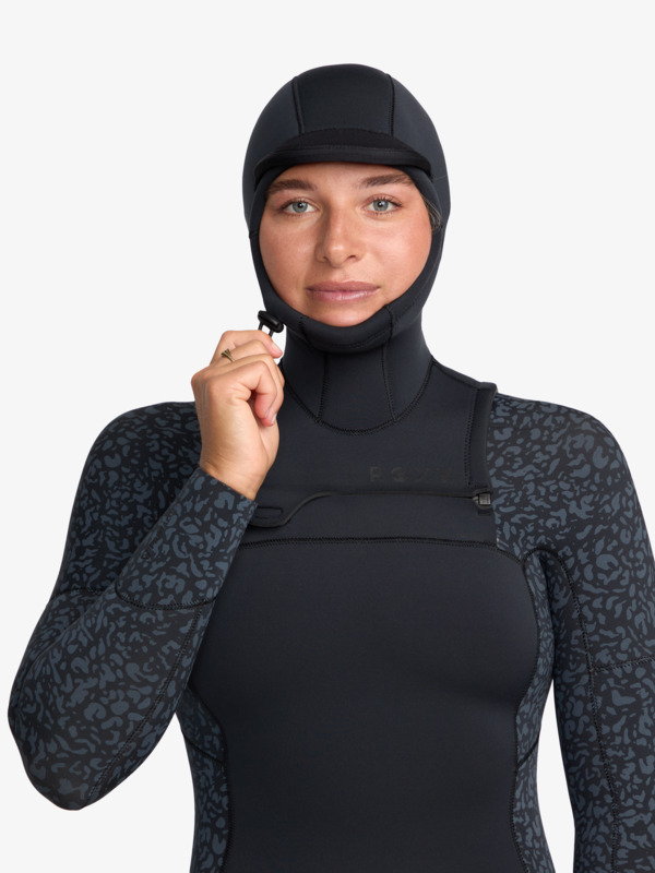 2 5/4 Swell Natural - Combinaison de surf à capuche avec zip poitrine pour Femme Marron 26BW203503 Roxy