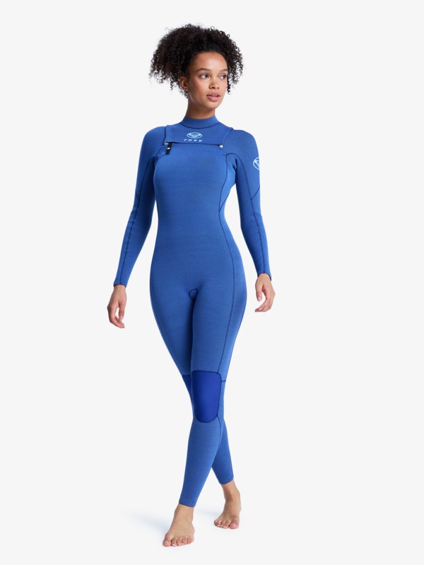 0 3/2 Elite Xtra Stretch - Chest-Zip-Neoprenanzug f&uuml;r Frauen Schwarz 26BW213503 Roxy