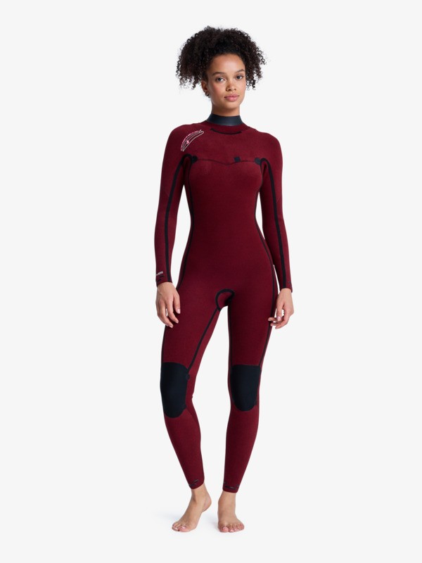 9 3/2 Elite Xtra Stretch - Chest-Zip-Neoprenanzug f&uuml;r Frauen Schwarz 26BW213503 Roxy