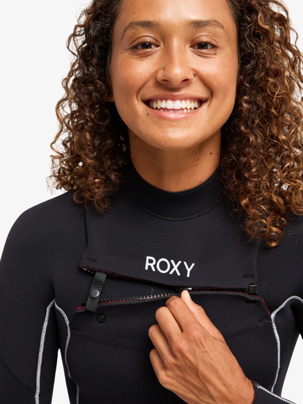 8 3/2 Elite Xtra Stretch - Chest-Zip-Neoprenanzug f&uuml;r Frauen Schwarz 26BW213503 Roxy