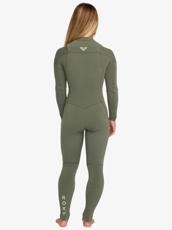 3 4/3 Elite Xtra Stretch - Combinaison de surf zip poitrine pour Femme Vert 26BW213504 Roxy