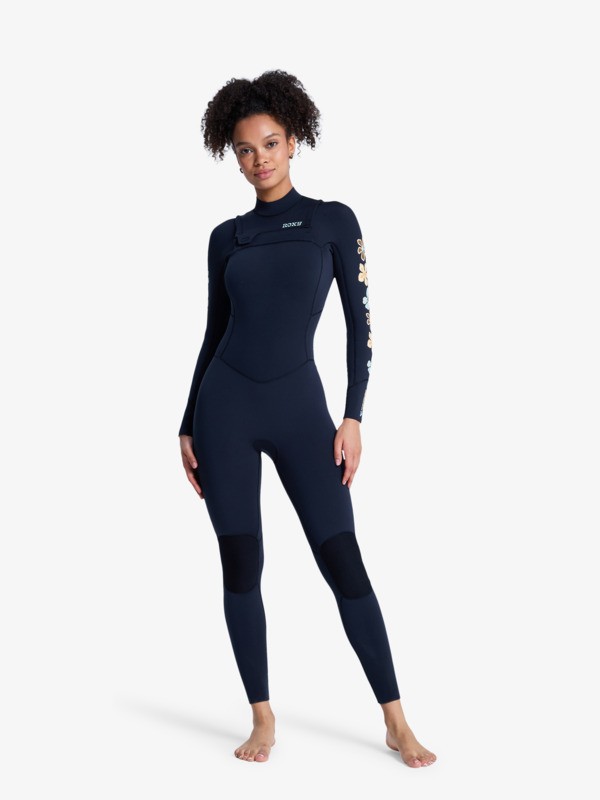 0 3/2 Swell Natural - Chest Zip Wetsuit for Women Black 26BW213508 Roxy