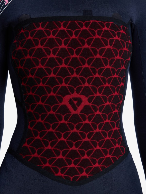 9 3/2 Swell Natural - Chest Zip Wetsuit for Women Black 26BW213508 Roxy