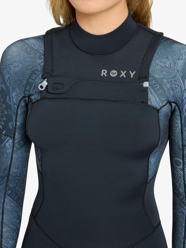 ROXY ジャーフル 3/2 サイズ8 3/2 Swell Natural - Women's Black Chest Zip Wetsuit | Roxy