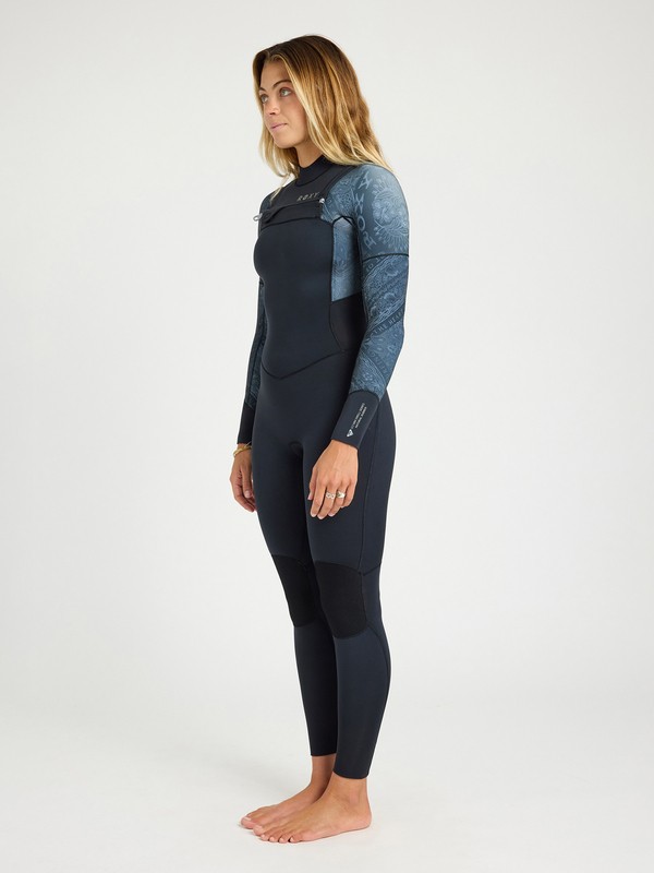 3/2 Swell Natural - Women's Black Chest Zip Wetsuit | Roxy