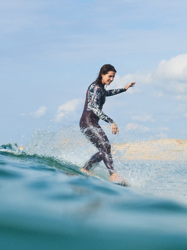 4 4/3 Swell Natural - Chest Zip Wetsuit for Women Black 26BW213509 Roxy