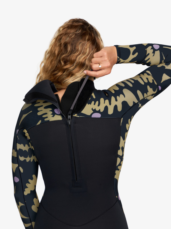 2 4/3mm Swell Natural  - Back Zip Wetsuit for Women Black 26BW213512 Roxy