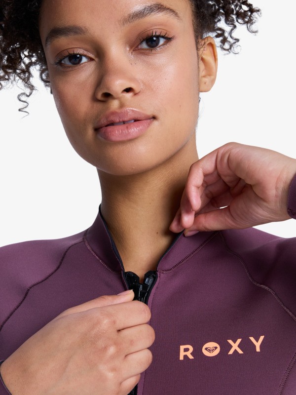 2 1mm Swell Natural - Lang&auml;rmliger Front-Zip-Springsuit f&uuml;r Frauen Schwarz 26BW243506 Roxy