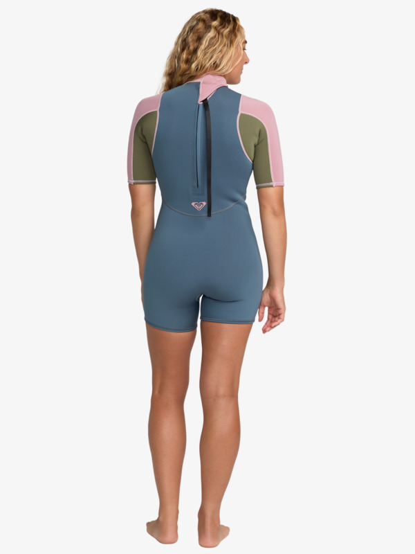 3 2/2mm Prologue+ - Kurz&auml;rmliger Back-Zip-Springsuit f&uuml;r Frauen Grau 26BW253502 Roxy