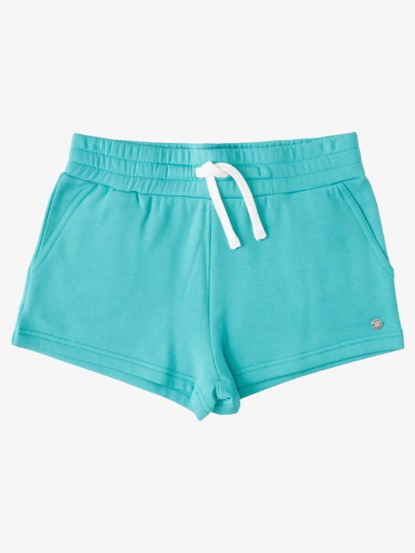0 Check Out - Short molletonné pour Fille Bleu ARGFB03010 Roxy