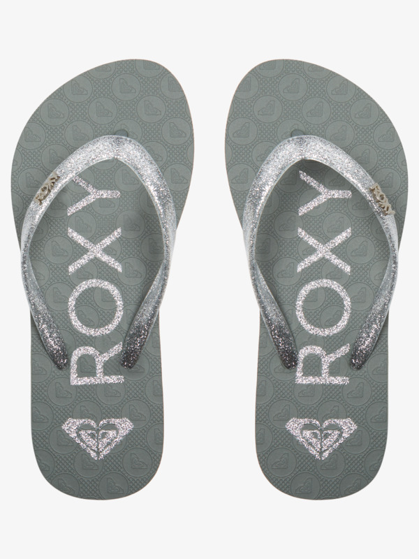 3 Viva Sparkle - Sandalias para Chicas Gris ARGL100263 Roxy