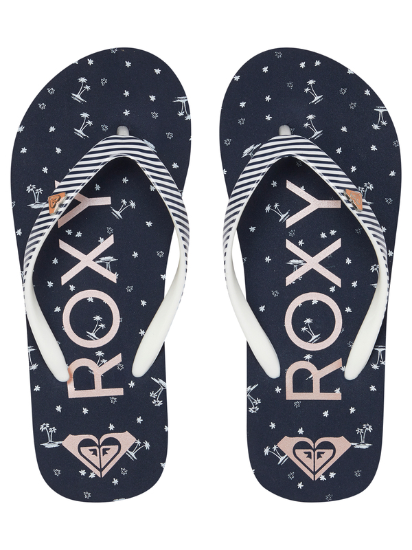 2 Pebbles - Sandals for Girls Blue ARGL100264 Roxy