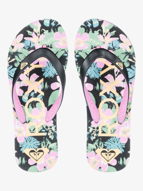 2 Tahiti - Flip-Flops for Girls Black ARGL100279 Roxy