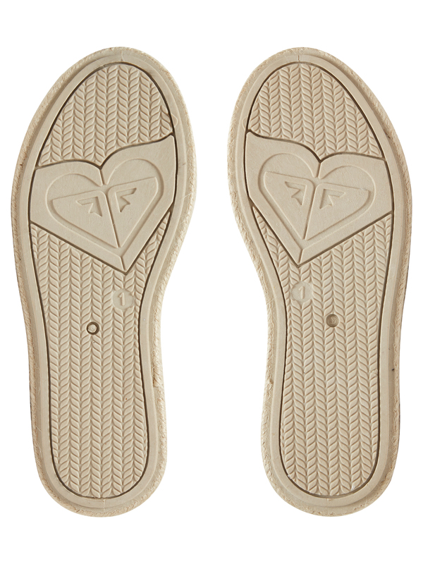 4 Flora - Chaussures slip-on pour Fille Beige ARGS600113 Roxy