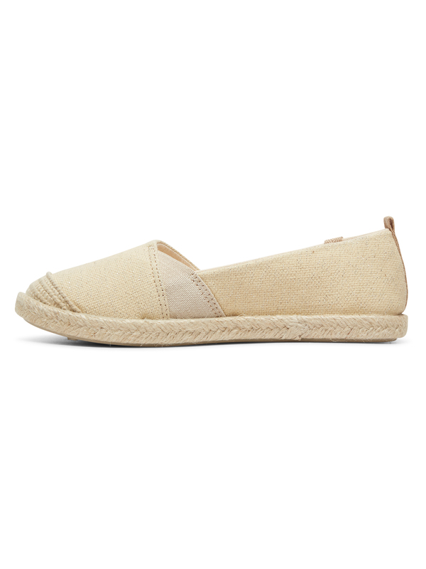 2 Flora - Chaussures slip-on pour Fille Beige ARGS600113 Roxy