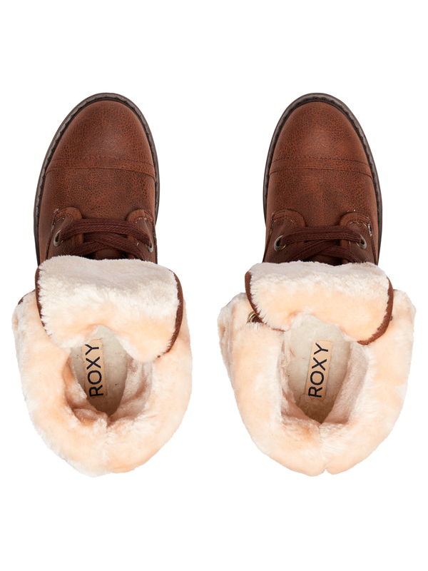 3 Bruna - Bottes à lacets pour Femme Marron ARJB700580 Roxy