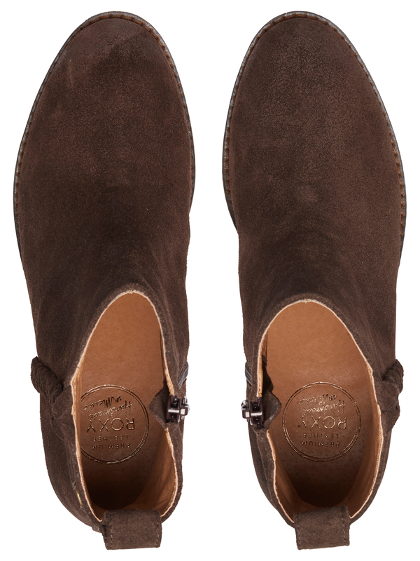 3 Estez - Bottines en suède pour Femme Marron ARJB700624 Roxy