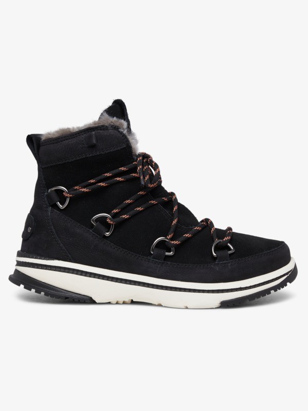 1 Decland - Lederstiefel für Frauen Schwarz ARJB700655 Roxy