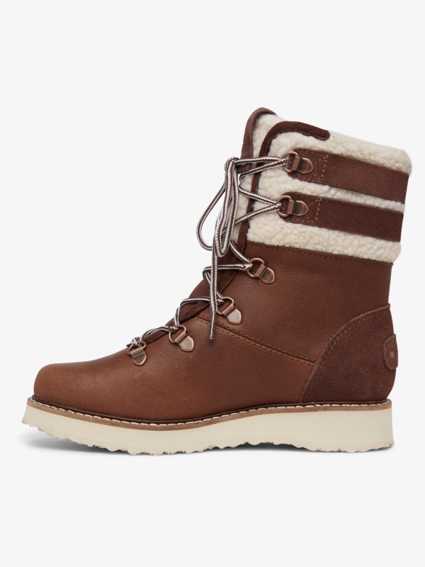 2 Brandi - Botas de piel para Mujer Marron ARJB700656 Roxy