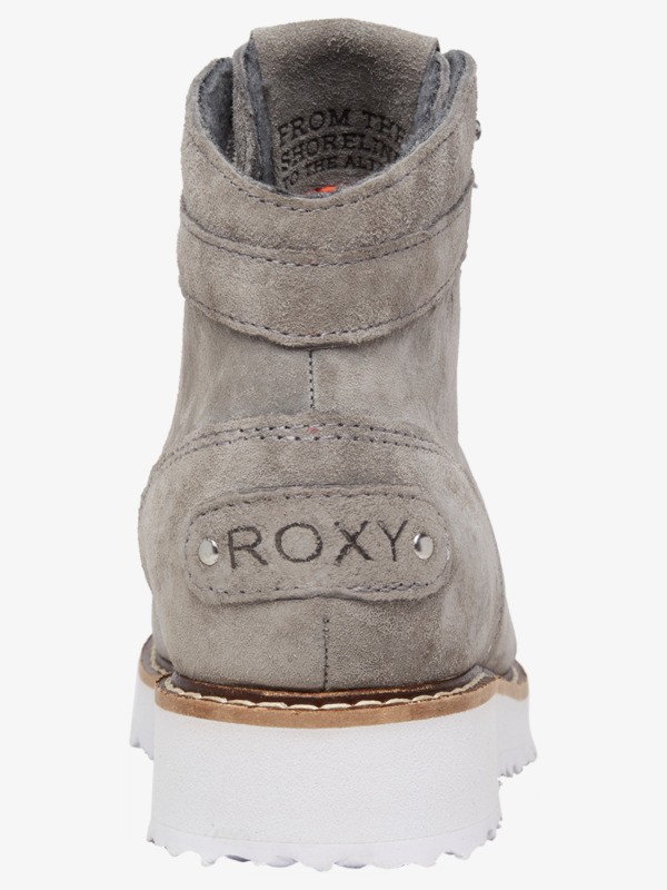 Roxy Alpine Collection Women Spencir Boot Grey Leather Lace good Up Size 10