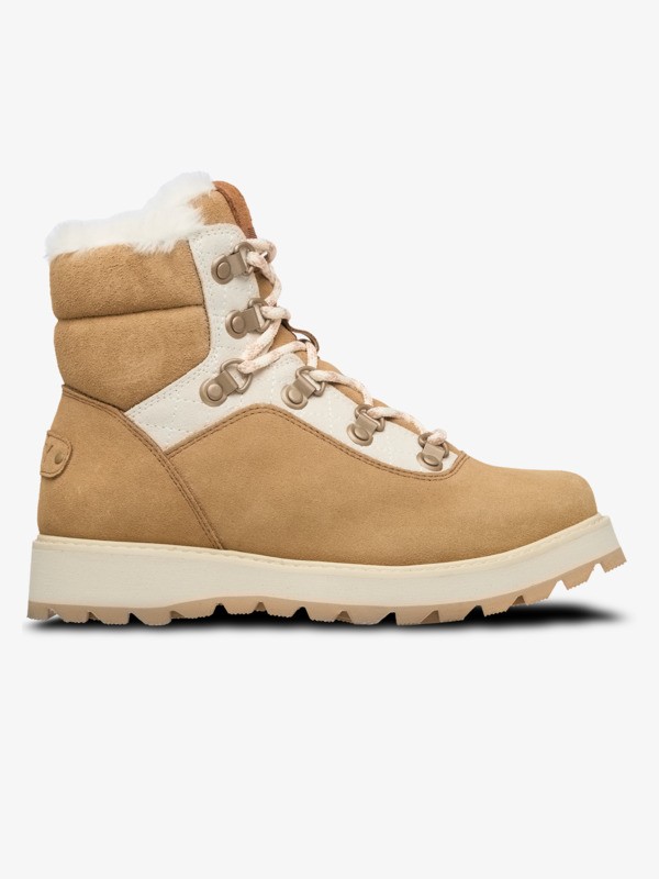 1 Bradie - Lace-Up Boots for Women White ARJB700758 Roxy