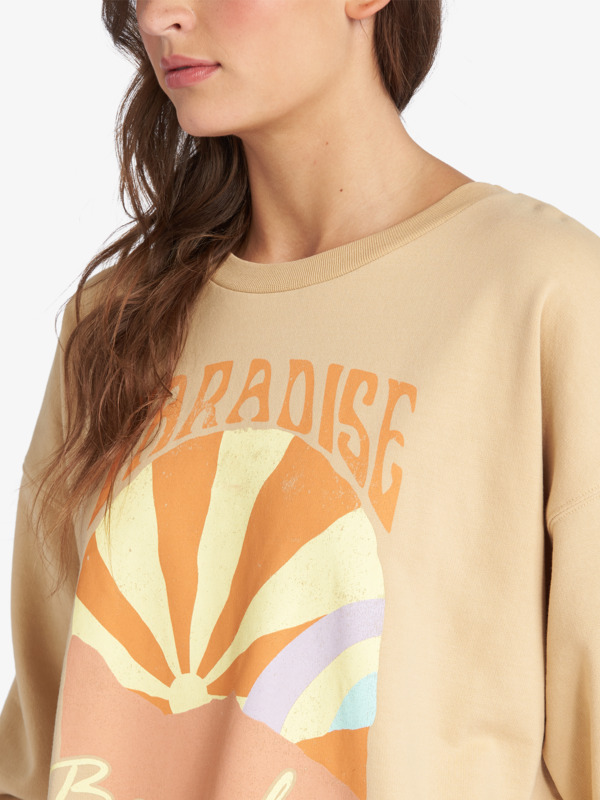 4 Morning Hike - Sweat pour Femme Beige ARJFT04025 Roxy