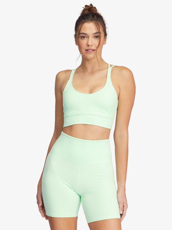 0 Kaileo Elongated - Brassière de sport pour Femme Vert ARJKT03373 Roxy