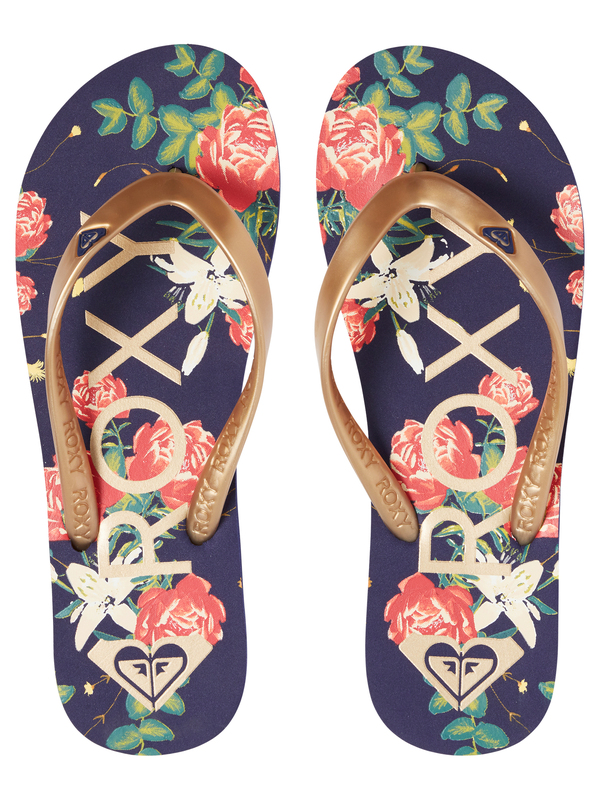 2 Tahiti - Tongs pour Femme Noir ARJL100669 Roxy