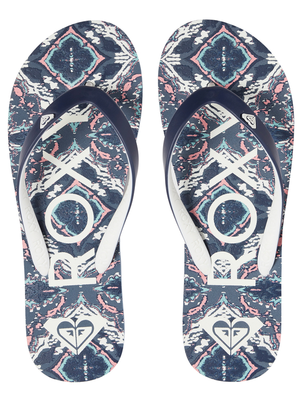 2 Tahiti - Tongs pour Femme Bleu ARJL100669 Roxy
